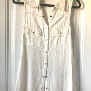 White button up blouse